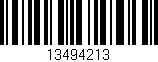 Código de barras (EAN, GTIN, SKU, ISBN): '13494213'