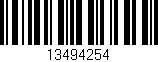 Código de barras (EAN, GTIN, SKU, ISBN): '13494254'