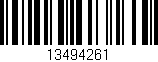 Código de barras (EAN, GTIN, SKU, ISBN): '13494261'