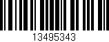 Código de barras (EAN, GTIN, SKU, ISBN): '13495343'