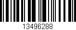 Código de barras (EAN, GTIN, SKU, ISBN): '13496288'