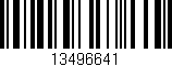Código de barras (EAN, GTIN, SKU, ISBN): '13496641'