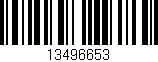 Código de barras (EAN, GTIN, SKU, ISBN): '13496653'