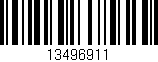 Código de barras (EAN, GTIN, SKU, ISBN): '13496911'