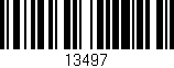 Código de barras (EAN, GTIN, SKU, ISBN): '13497'