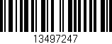 Código de barras (EAN, GTIN, SKU, ISBN): '13497247'