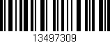 Código de barras (EAN, GTIN, SKU, ISBN): '13497309'