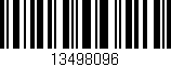 Código de barras (EAN, GTIN, SKU, ISBN): '13498096'