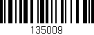 Código de barras (EAN, GTIN, SKU, ISBN): '135009'