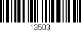 Código de barras (EAN, GTIN, SKU, ISBN): '13503'