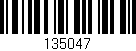 Código de barras (EAN, GTIN, SKU, ISBN): '135047'