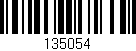 Código de barras (EAN, GTIN, SKU, ISBN): '135054'