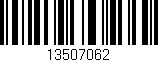 Código de barras (EAN, GTIN, SKU, ISBN): '13507062'