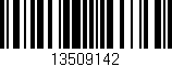Código de barras (EAN, GTIN, SKU, ISBN): '13509142'