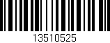 Código de barras (EAN, GTIN, SKU, ISBN): '13510525'