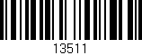Código de barras (EAN, GTIN, SKU, ISBN): '13511'