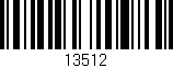 Código de barras (EAN, GTIN, SKU, ISBN): '13512'
