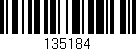 Código de barras (EAN, GTIN, SKU, ISBN): '135184'