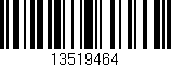 Código de barras (EAN, GTIN, SKU, ISBN): '13519464'