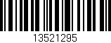 Código de barras (EAN, GTIN, SKU, ISBN): '13521295'