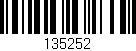 Código de barras (EAN, GTIN, SKU, ISBN): '135252'