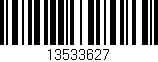 Código de barras (EAN, GTIN, SKU, ISBN): '13533627'