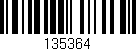Código de barras (EAN, GTIN, SKU, ISBN): '135364'