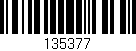 Código de barras (EAN, GTIN, SKU, ISBN): '135377'