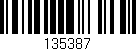 Código de barras (EAN, GTIN, SKU, ISBN): '135387'