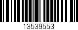 Código de barras (EAN, GTIN, SKU, ISBN): '13539553'