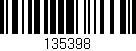 Código de barras (EAN, GTIN, SKU, ISBN): '135398'