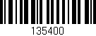 Código de barras (EAN, GTIN, SKU, ISBN): '135400'