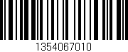 Código de barras (EAN, GTIN, SKU, ISBN): '1354067010'