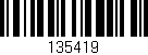 Código de barras (EAN, GTIN, SKU, ISBN): '135419'