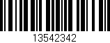 Código de barras (EAN, GTIN, SKU, ISBN): '13542342'