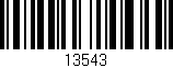 Código de barras (EAN, GTIN, SKU, ISBN): '13543'