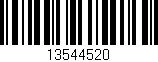 Código de barras (EAN, GTIN, SKU, ISBN): '13544520'