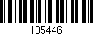 Código de barras (EAN, GTIN, SKU, ISBN): '135446'
