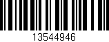 Código de barras (EAN, GTIN, SKU, ISBN): '13544946'