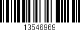 Código de barras (EAN, GTIN, SKU, ISBN): '13546969'