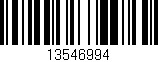 Código de barras (EAN, GTIN, SKU, ISBN): '13546994'