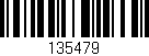 Código de barras (EAN, GTIN, SKU, ISBN): '135479'