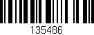 Código de barras (EAN, GTIN, SKU, ISBN): '135486'