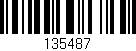 Código de barras (EAN, GTIN, SKU, ISBN): '135487'