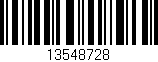 Código de barras (EAN, GTIN, SKU, ISBN): '13548728'