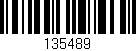 Código de barras (EAN, GTIN, SKU, ISBN): '135489'