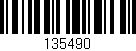 Código de barras (EAN, GTIN, SKU, ISBN): '135490'