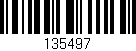 Código de barras (EAN, GTIN, SKU, ISBN): '135497'