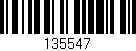 Código de barras (EAN, GTIN, SKU, ISBN): '135547'