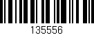 Código de barras (EAN, GTIN, SKU, ISBN): '135556'